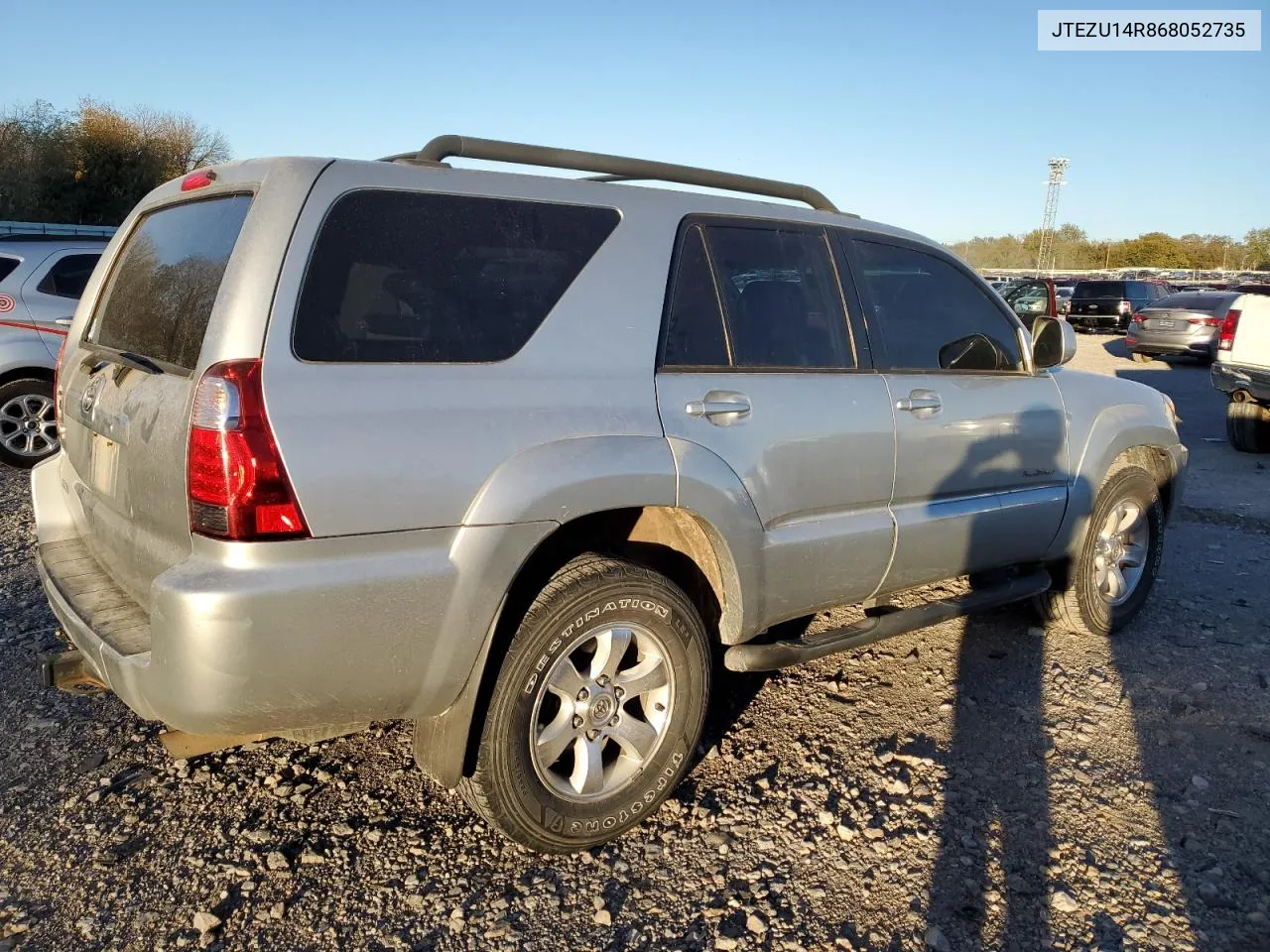 2006 Toyota 4Runner Sr5 VIN: JTEZU14R868052735 Lot: 80074604