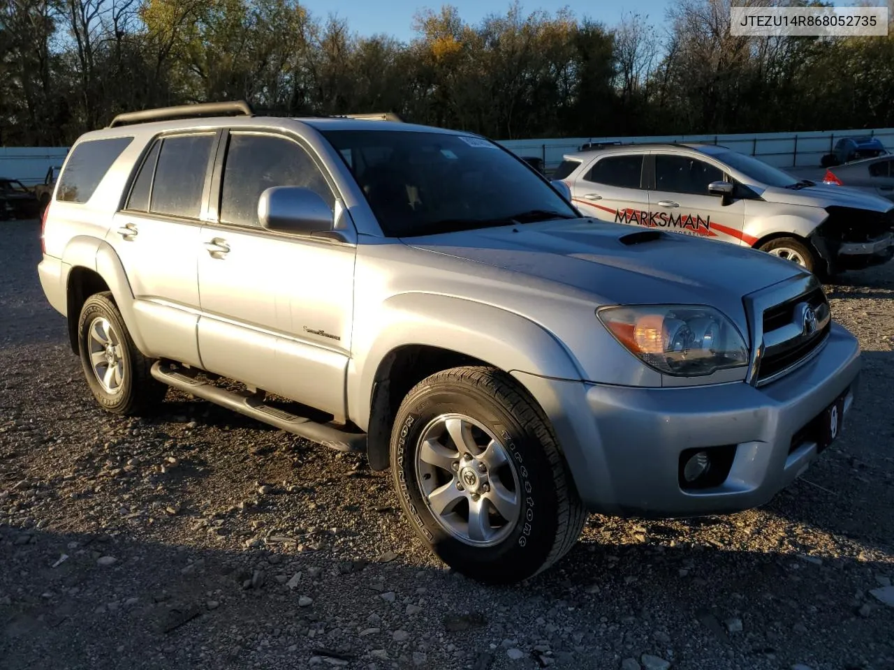 2006 Toyota 4Runner Sr5 VIN: JTEZU14R868052735 Lot: 80074604