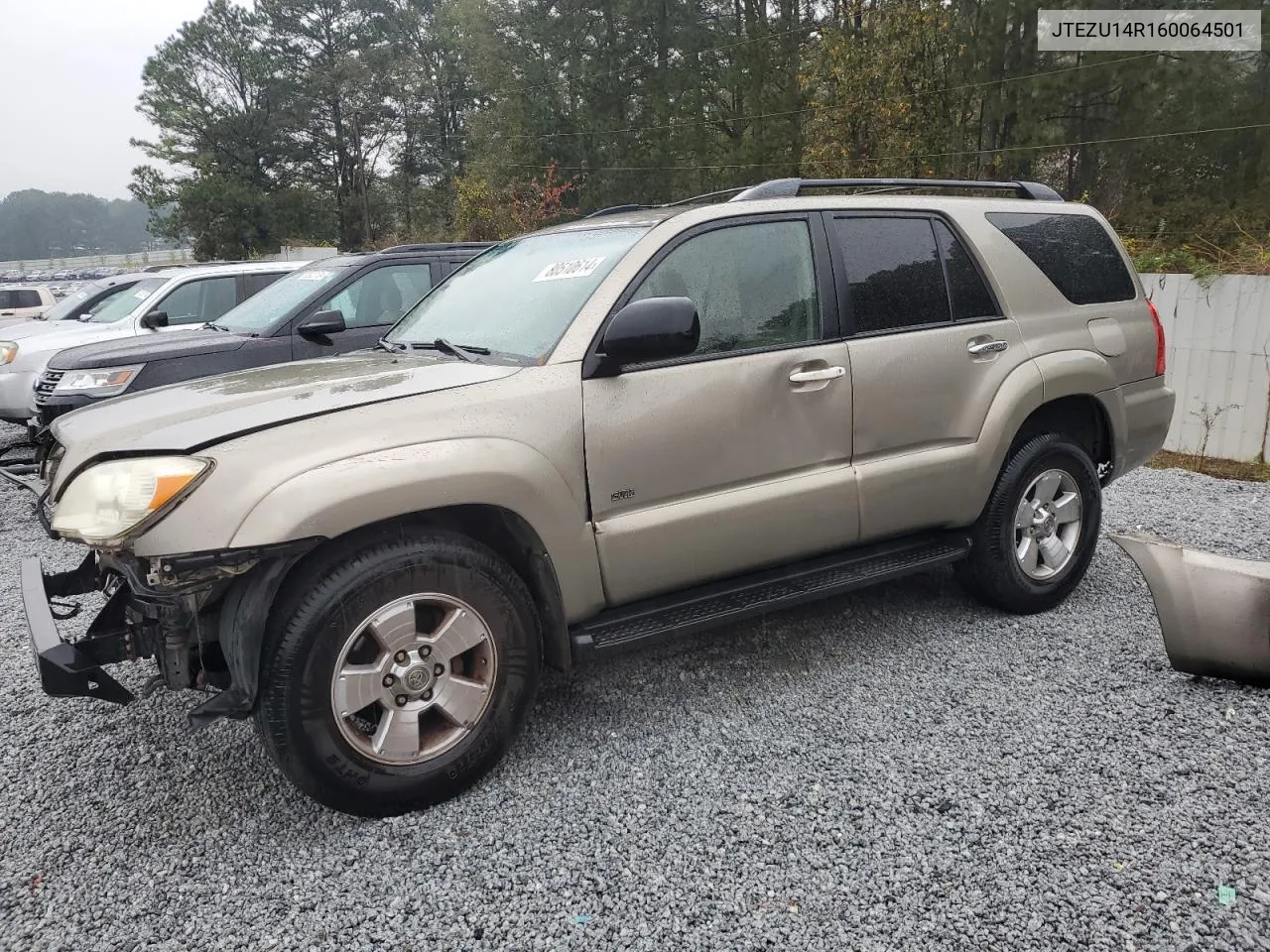 2006 Toyota 4Runner Sr5 VIN: JTEZU14R160064501 Lot: 80510614