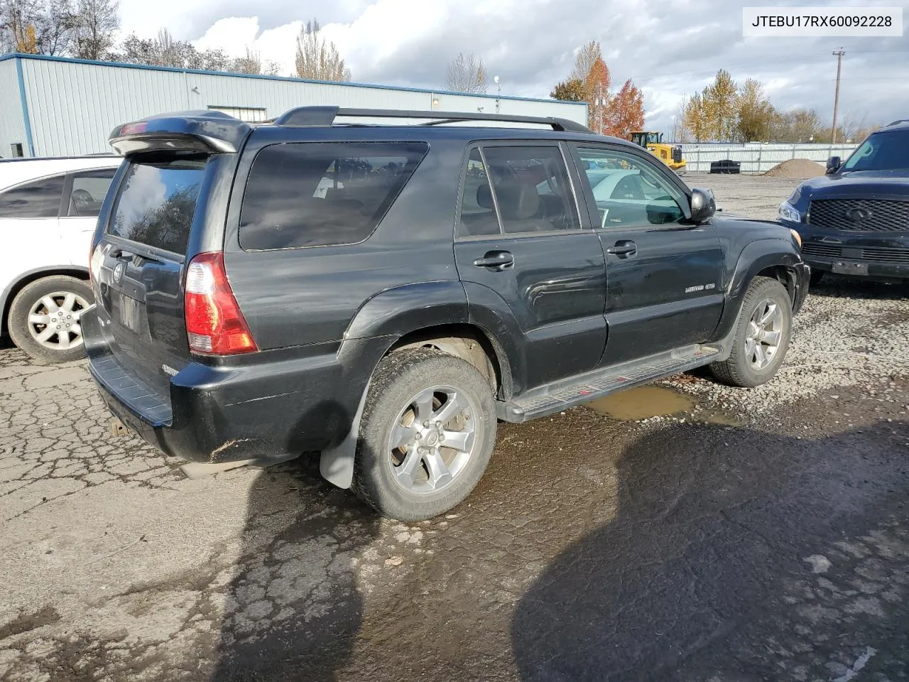 2006 Toyota 4Runner Limited VIN: JTEBU17RX60092228 Lot: 80673984