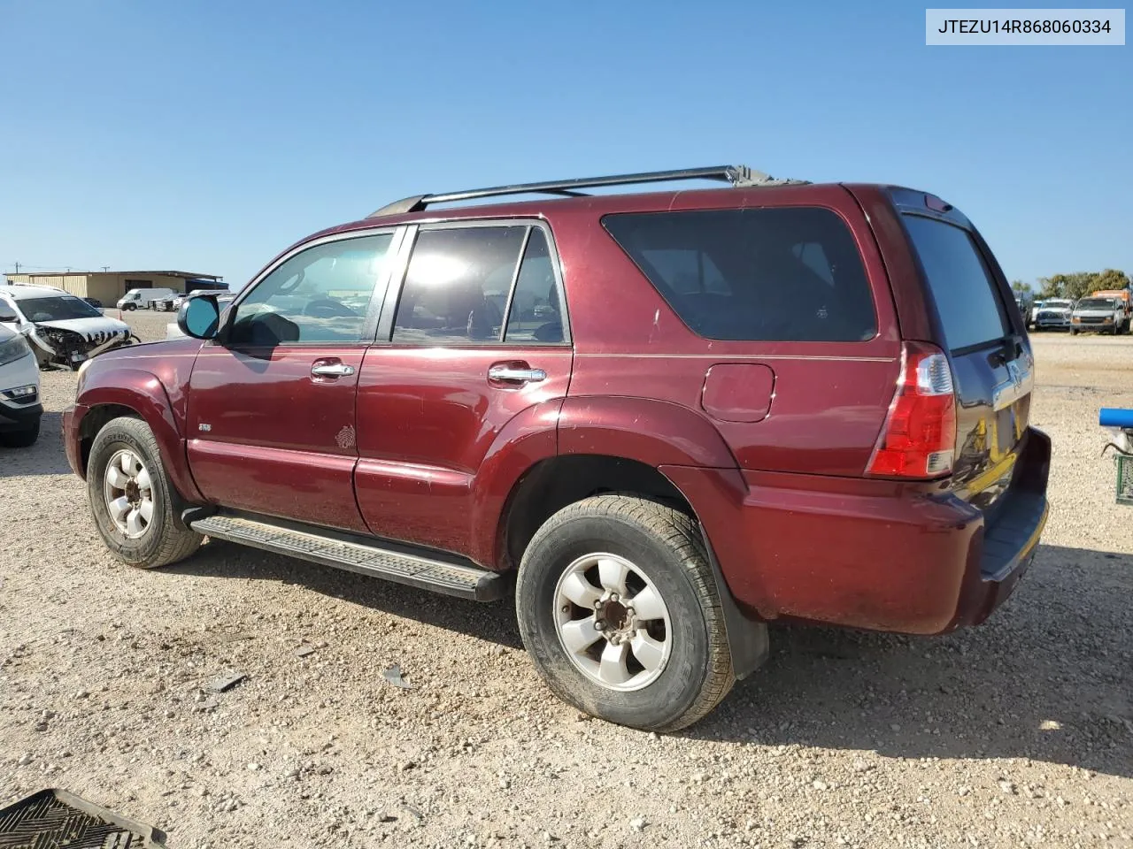 2006 Toyota 4Runner Sr5 VIN: JTEZU14R868060334 Lot: 80710284