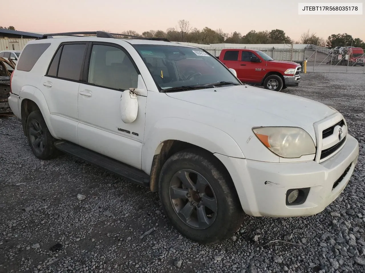 2006 Toyota 4Runner Limited VIN: JTEBT17R568035178 Lot: 80949174