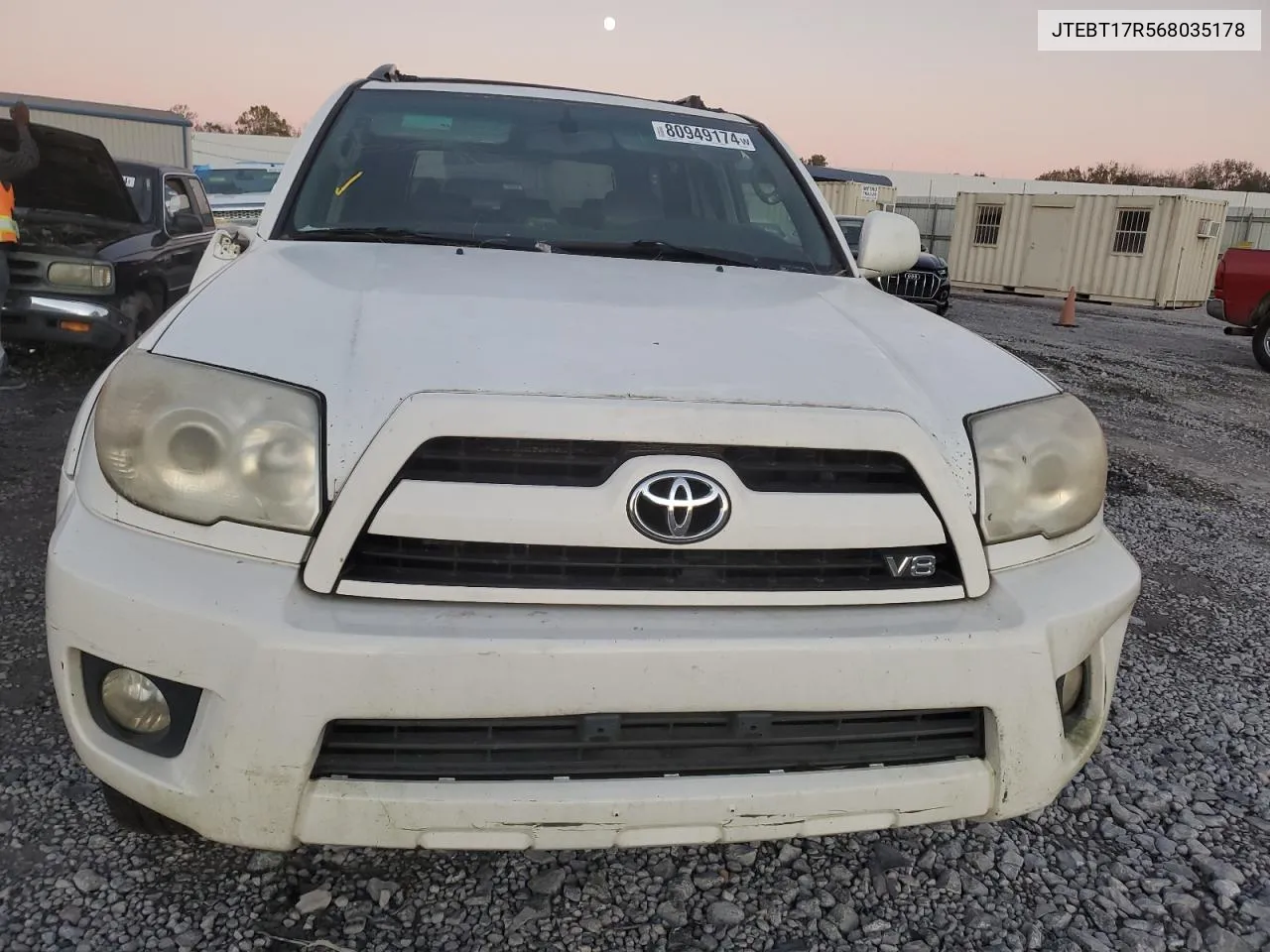 2006 Toyota 4Runner Limited VIN: JTEBT17R568035178 Lot: 80949174