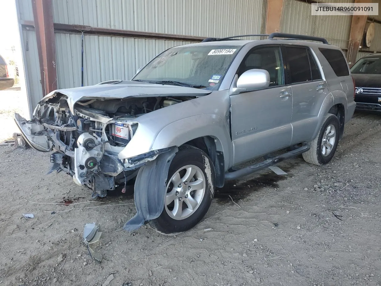 JTEBU14R960091091 2006 Toyota 4Runner Sr5