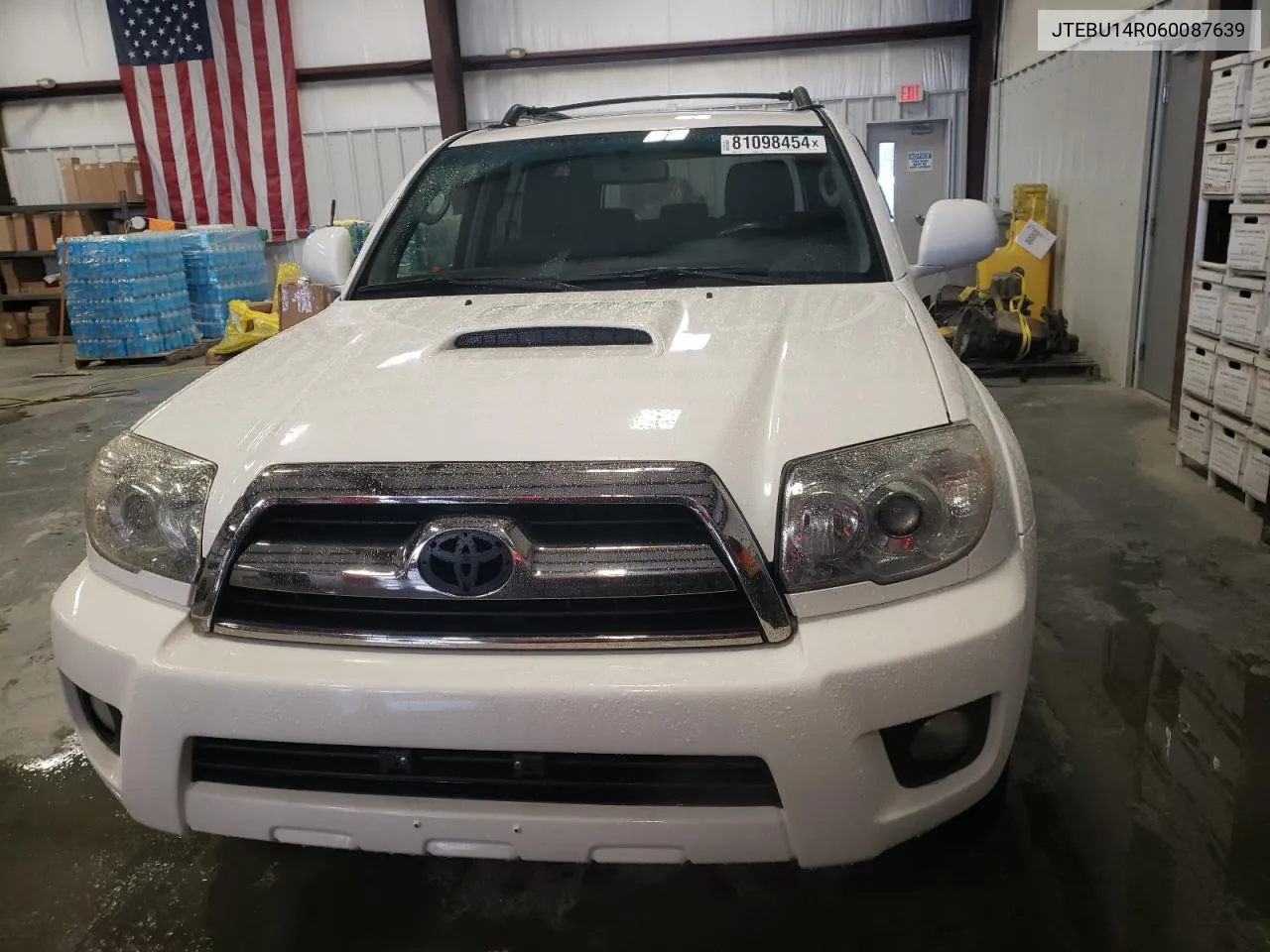 2006 Toyota 4Runner Sr5 VIN: JTEBU14R060087639 Lot: 81098454