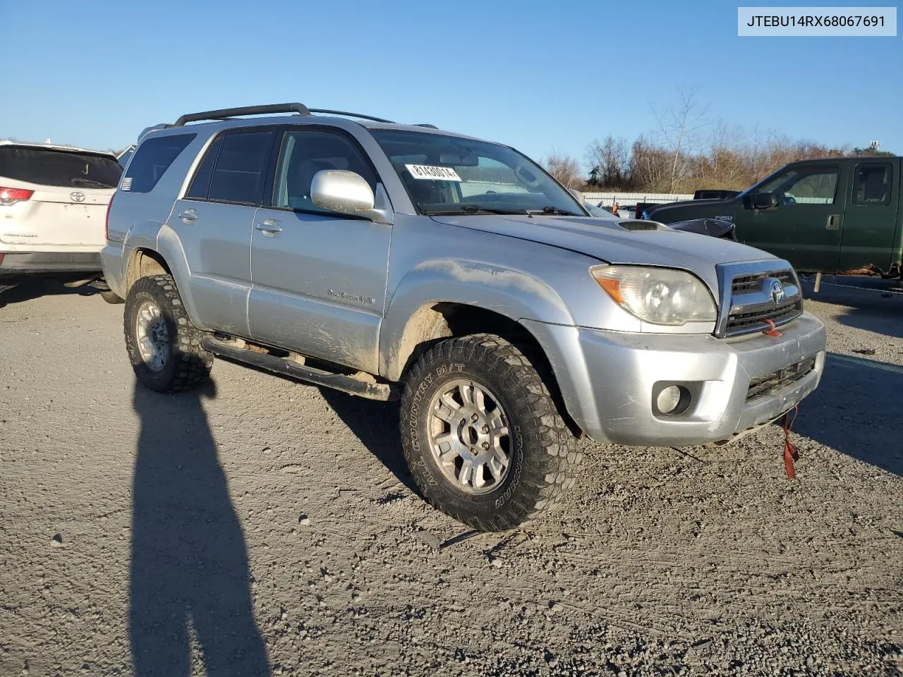 2006 Toyota 4Runner Sr5 VIN: JTEBU14RX68067691 Lot: 81430014