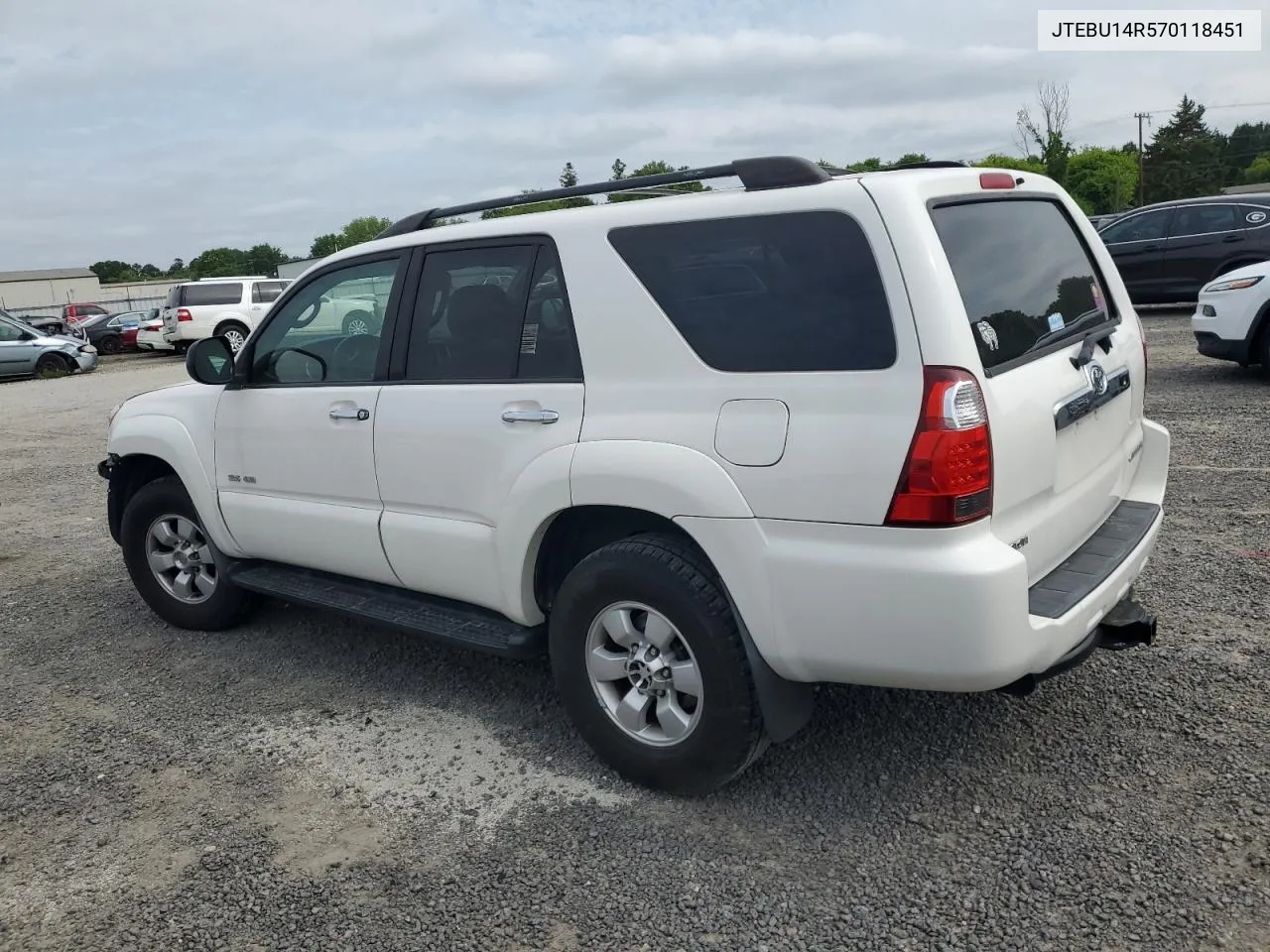 2007 Toyota 4Runner Sr5 VIN: JTEBU14R570118451 Lot: 51630624