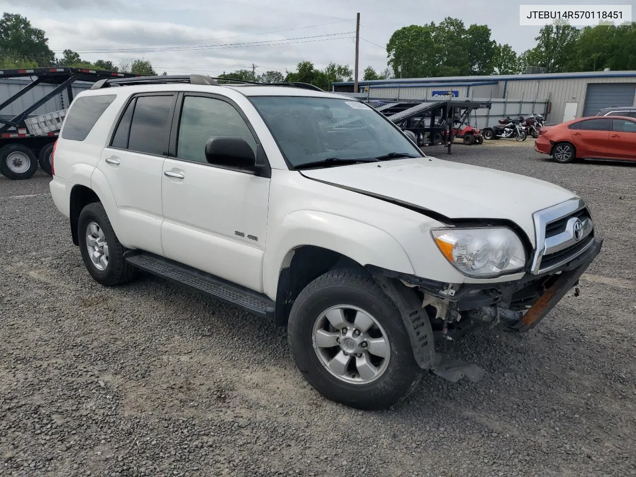 2007 Toyota 4Runner Sr5 VIN: JTEBU14R570118451 Lot: 51630624