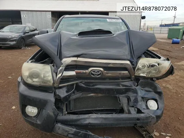 JTEZU14R878072078 2007 Toyota 4Runner Sr5