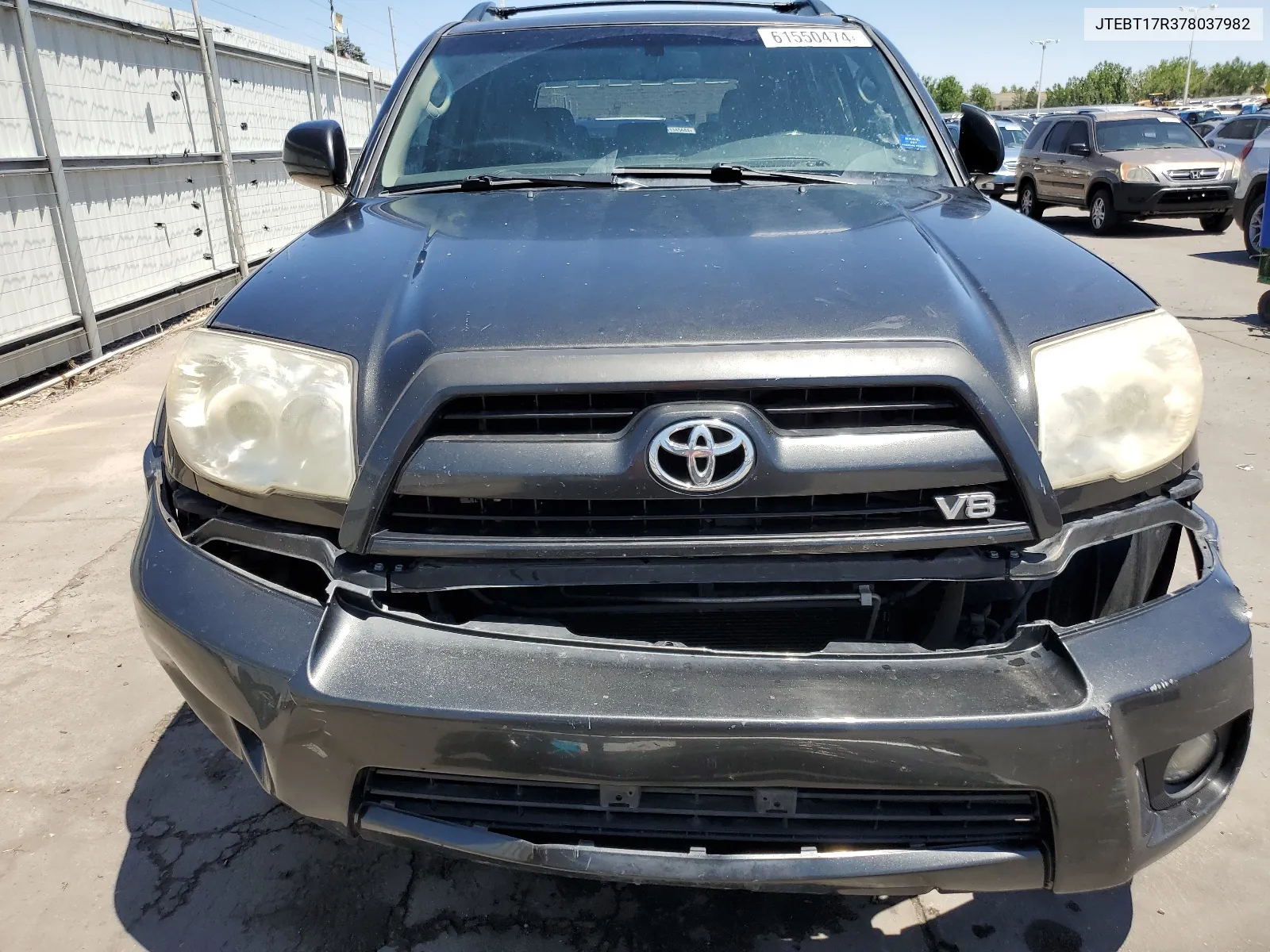 2007 Toyota 4Runner Limited VIN: JTEBT17R378037982 Lot: 61550474