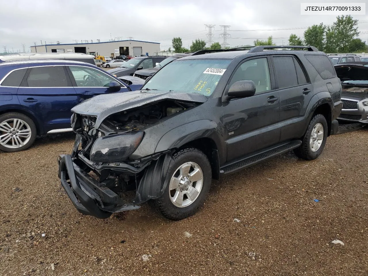 2007 Toyota 4Runner Sr5 VIN: JTEZU14R770091333 Lot: 62452004