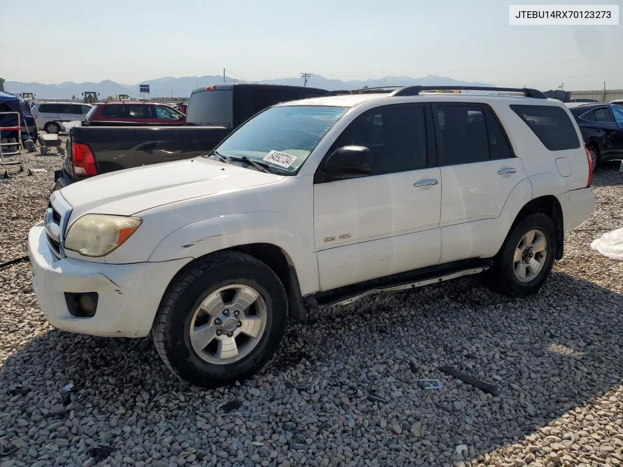 2007 Toyota 4Runner Sr5 VIN: JTEBU14RX70123273 Lot: 64892734