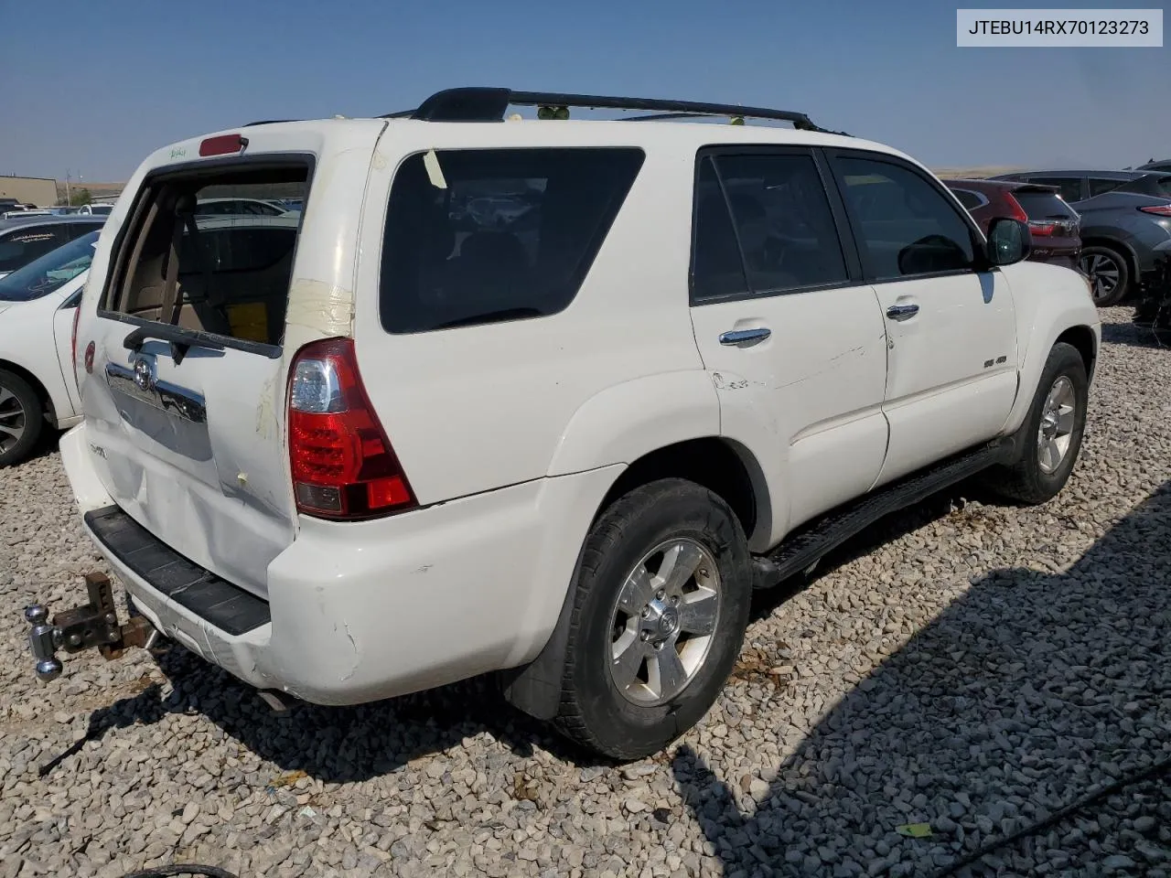 2007 Toyota 4Runner Sr5 VIN: JTEBU14RX70123273 Lot: 64892734