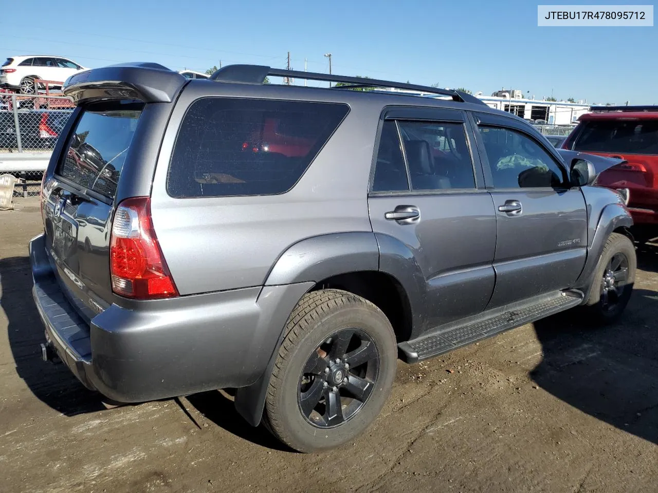 JTEBU17R478095712 2007 Toyota 4Runner Limited