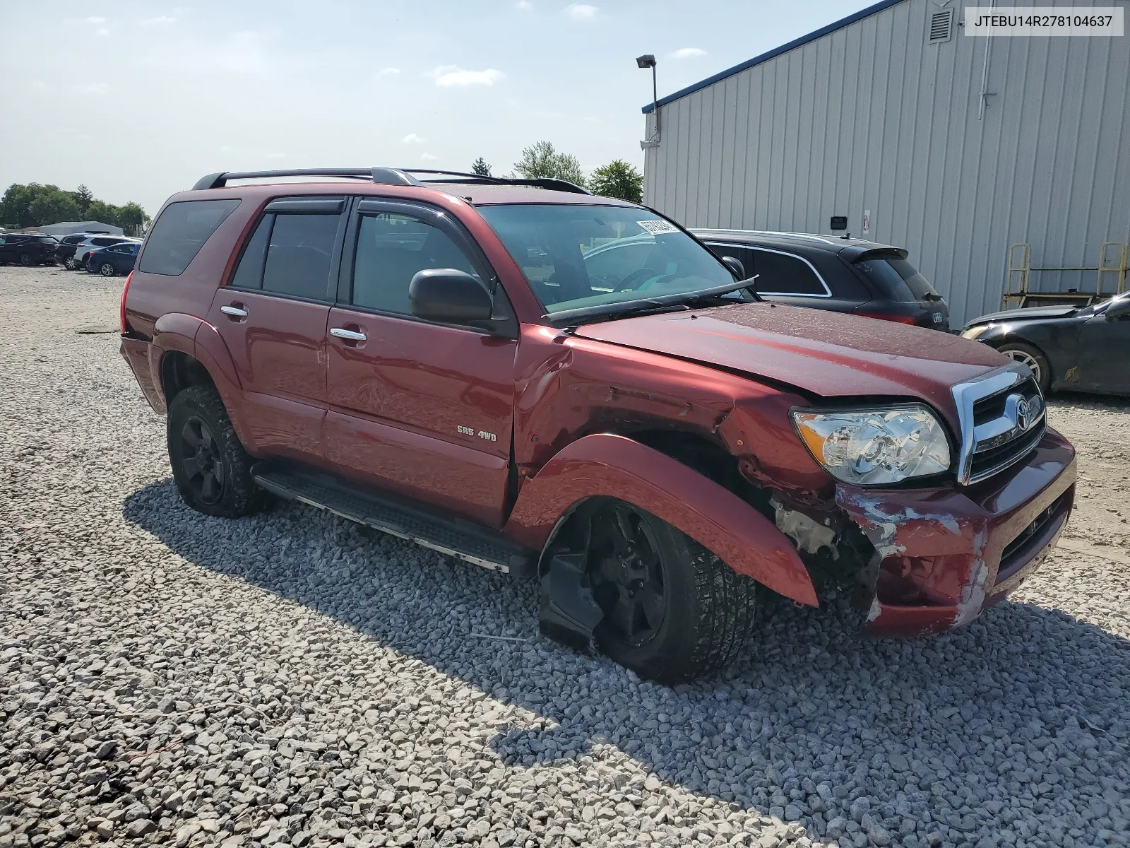 2007 Toyota 4Runner Sr5 VIN: JTEBU14R278104637 Lot: 65793294