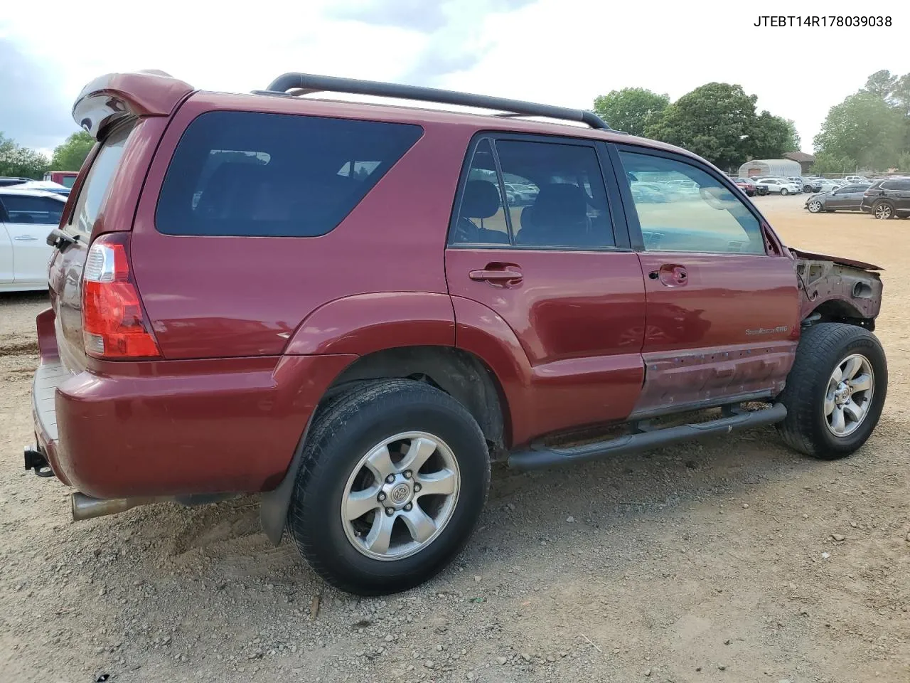 2007 Toyota 4Runner Sr5 VIN: JTEBT14R178039038 Lot: 68110494