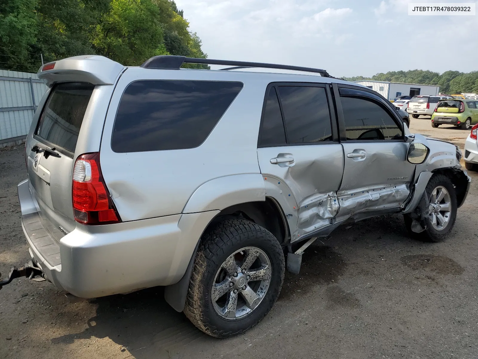 JTEBT17R478039322 2007 Toyota 4Runner Limited