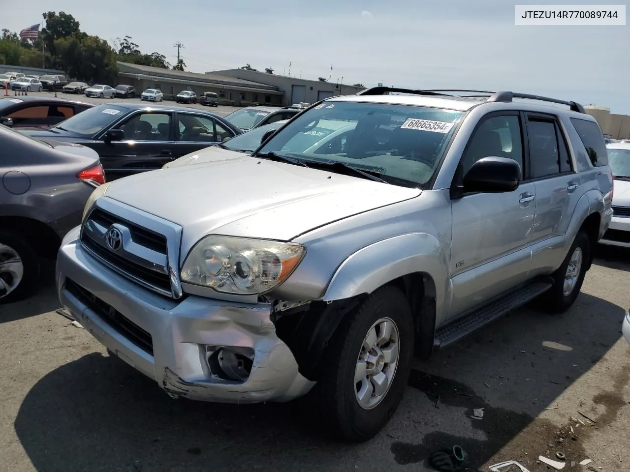 2007 Toyota 4Runner Sr5 VIN: JTEZU14R770089744 Lot: 68665354