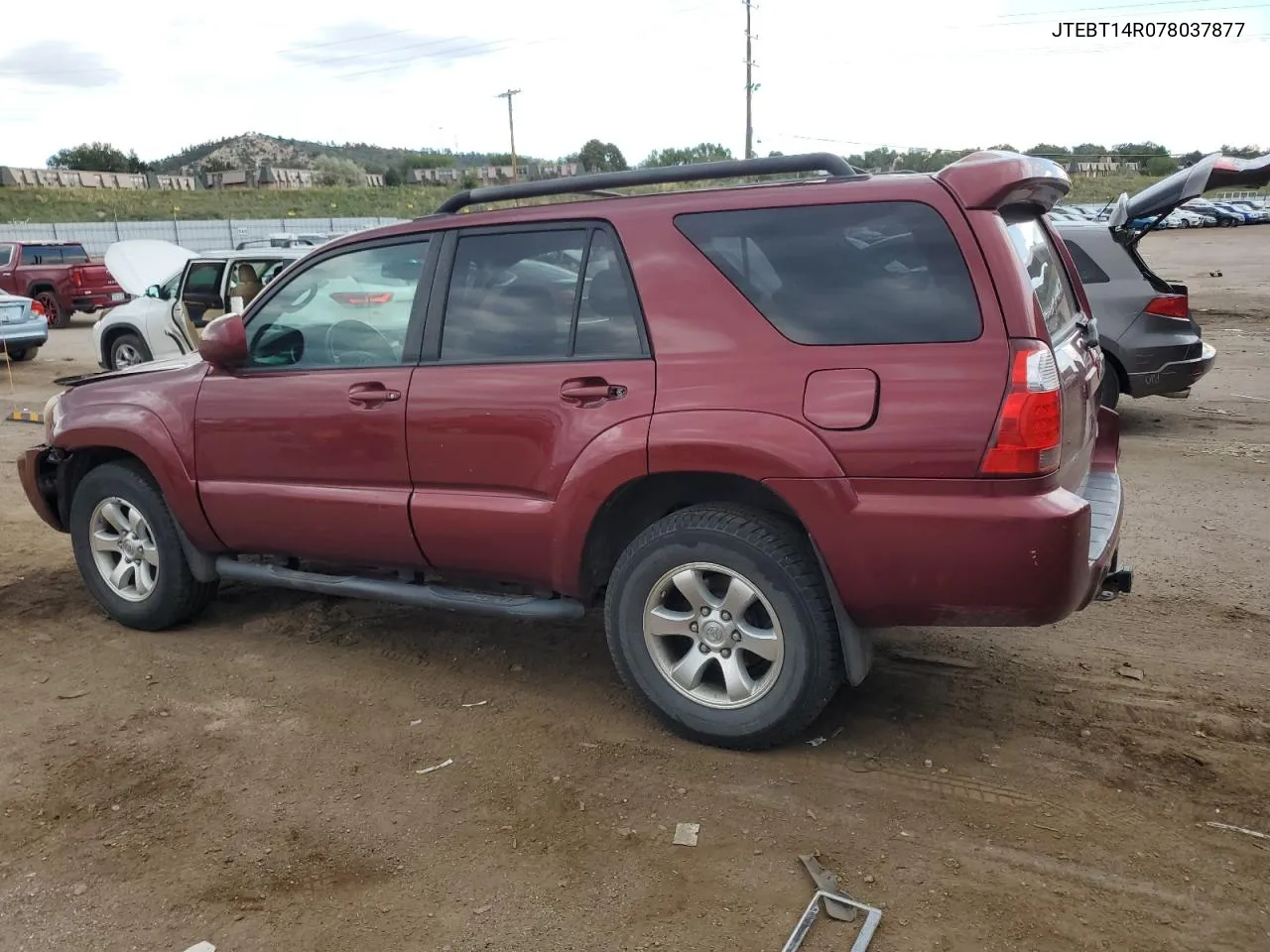 2007 Toyota 4Runner Sr5 VIN: JTEBT14R078037877 Lot: 68967384