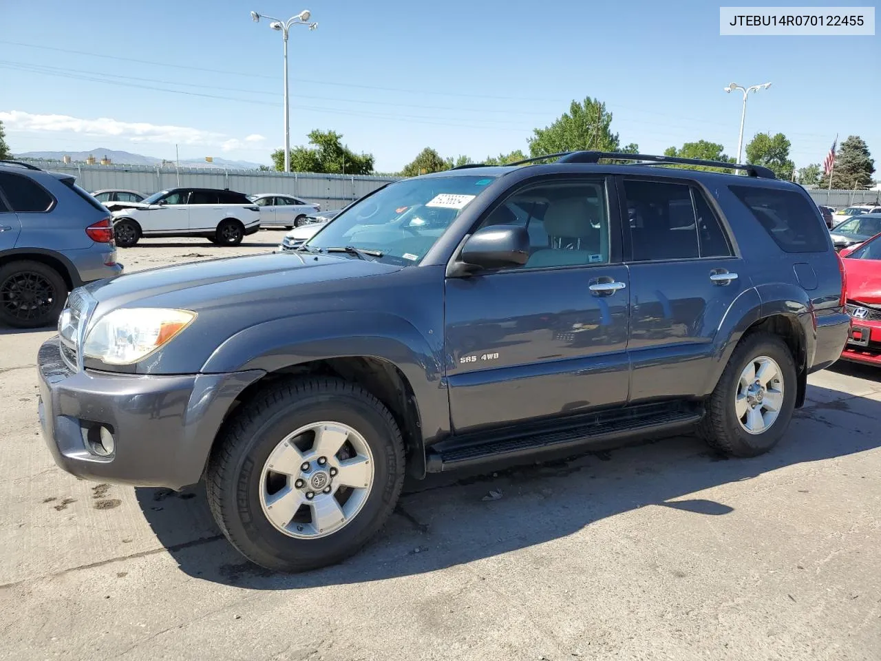 2007 Toyota 4Runner Sr5 VIN: JTEBU14R070122455 Lot: 69286834