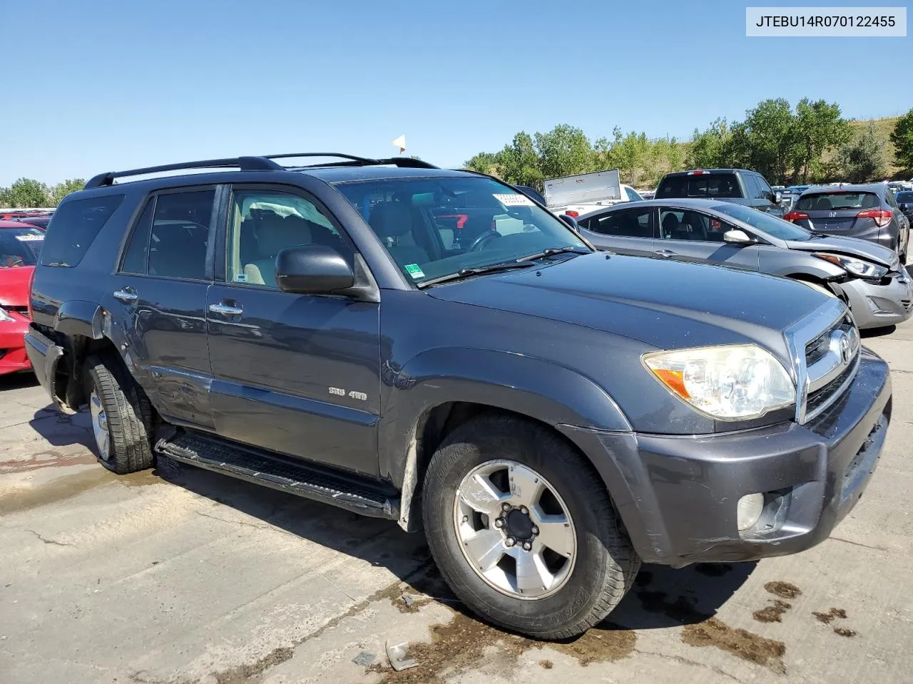 2007 Toyota 4Runner Sr5 VIN: JTEBU14R070122455 Lot: 69286834