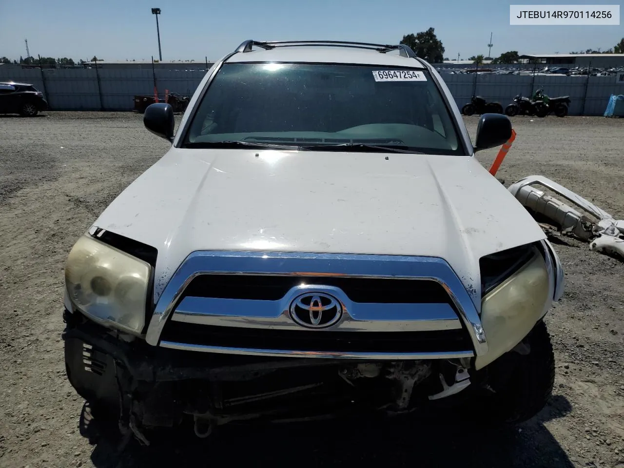 2007 Toyota 4Runner Sr5 VIN: JTEBU14R970114256 Lot: 69647254