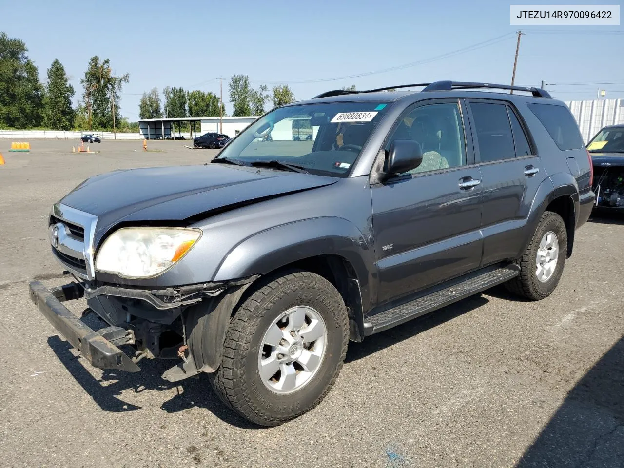 2007 Toyota 4Runner Sr5 VIN: JTEZU14R970096422 Lot: 69880834