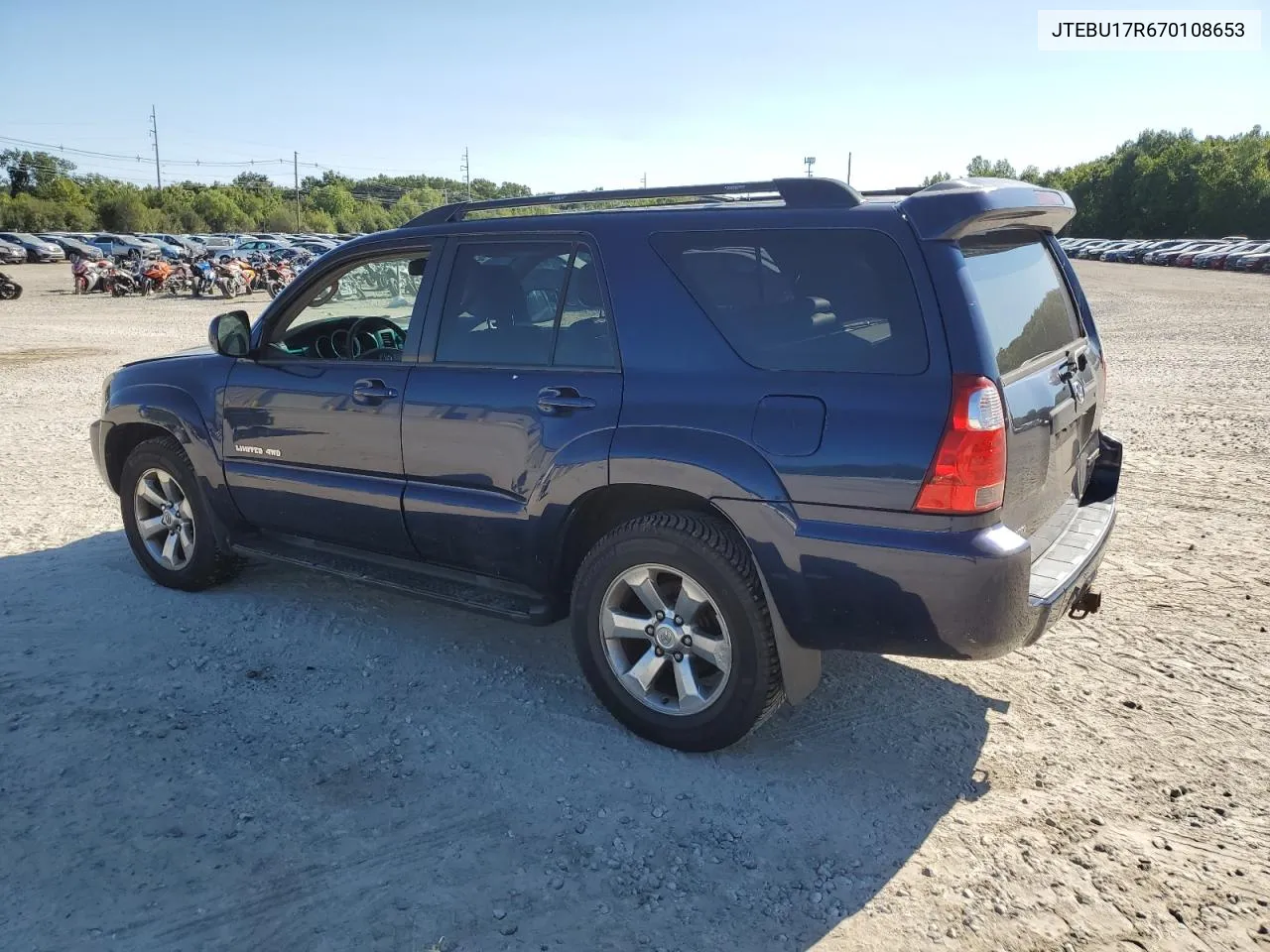 2007 Toyota 4Runner Limited VIN: JTEBU17R670108653 Lot: 70280674