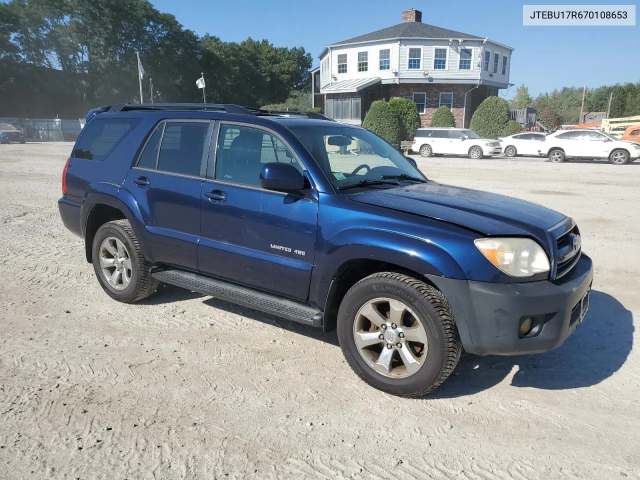 2007 Toyota 4Runner Limited VIN: JTEBU17R670108653 Lot: 70280674