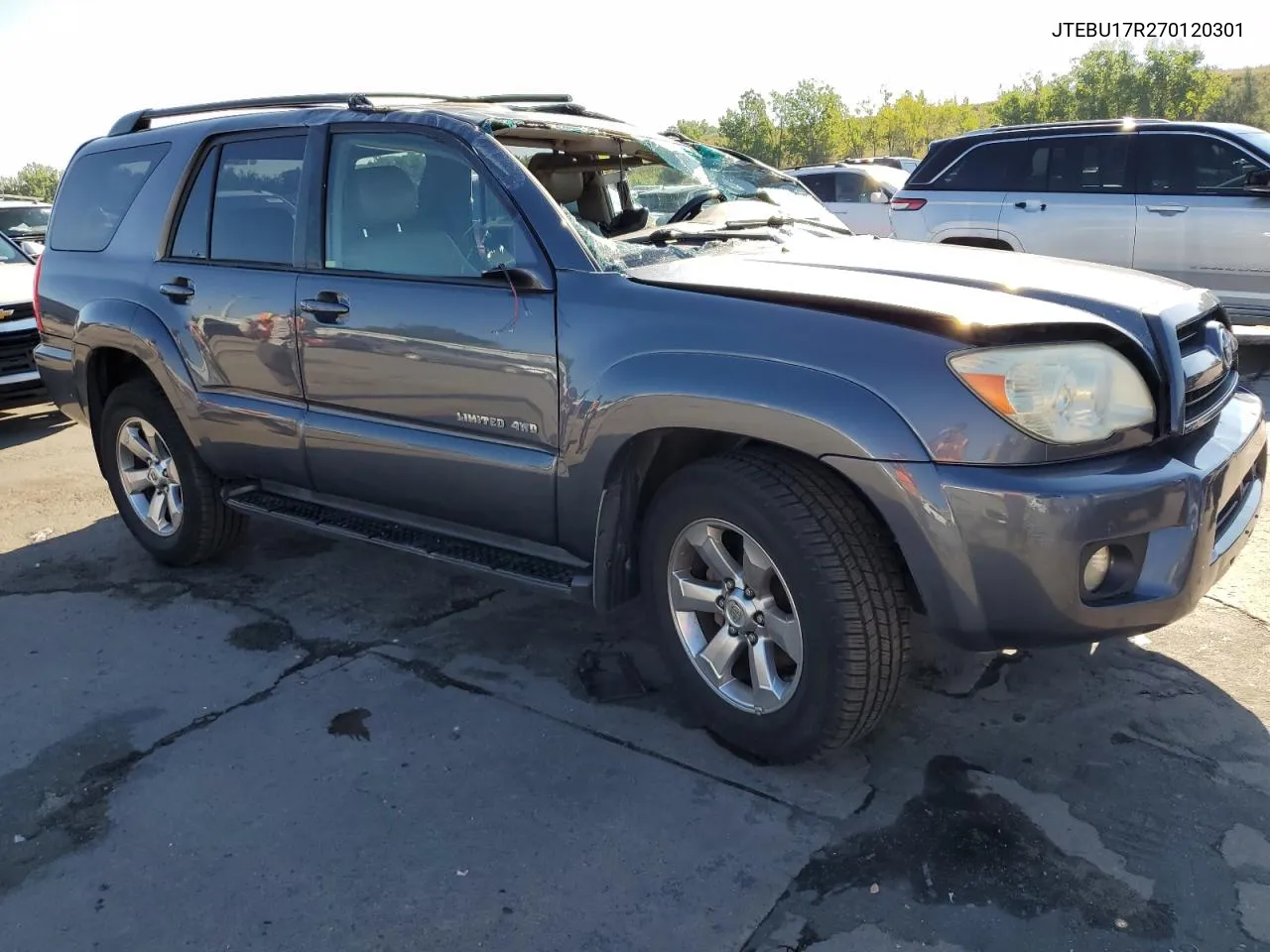 2007 Toyota 4Runner Limited VIN: JTEBU17R270120301 Lot: 70381784