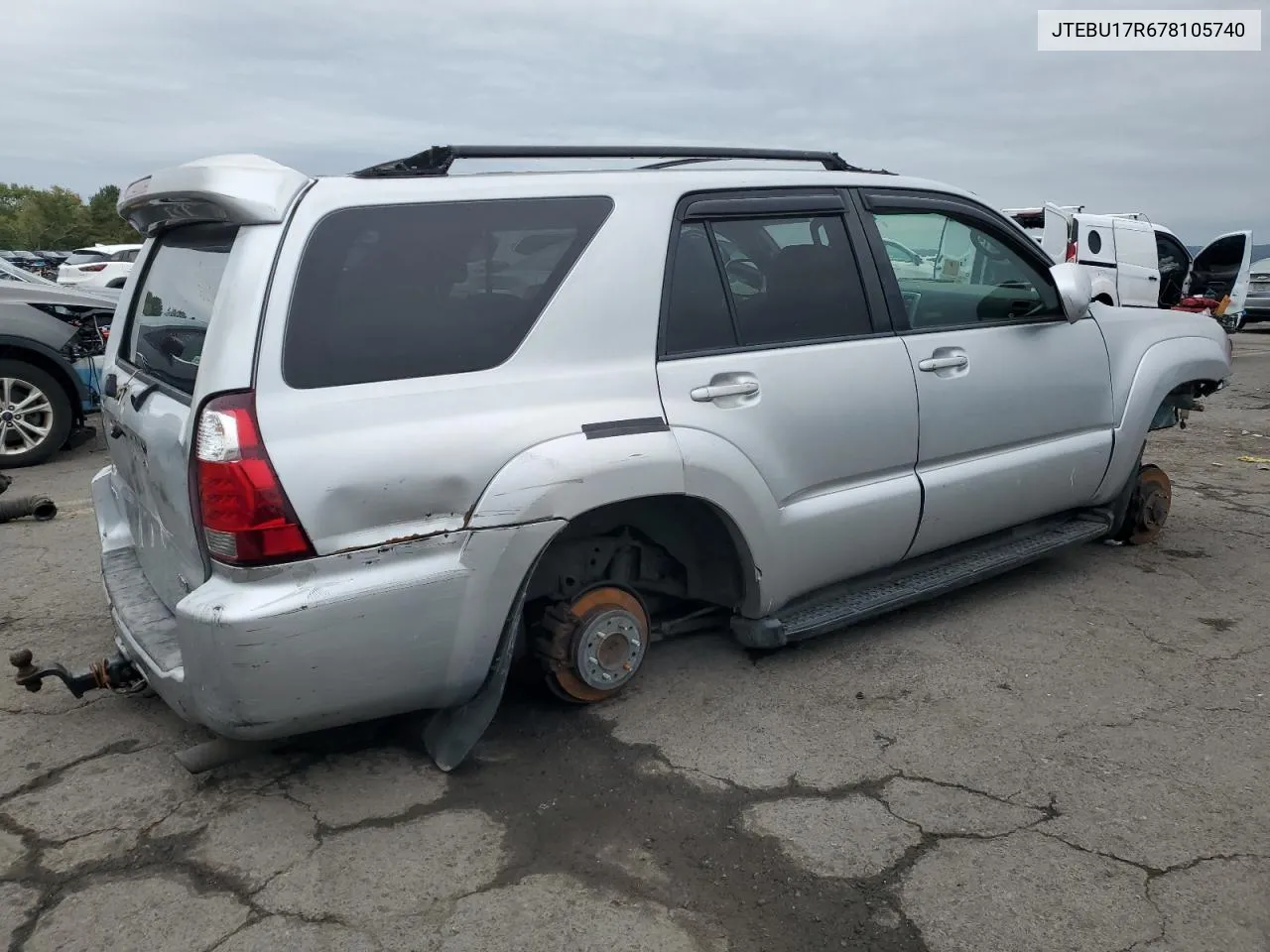 JTEBU17R678105740 2007 Toyota 4Runner Limited