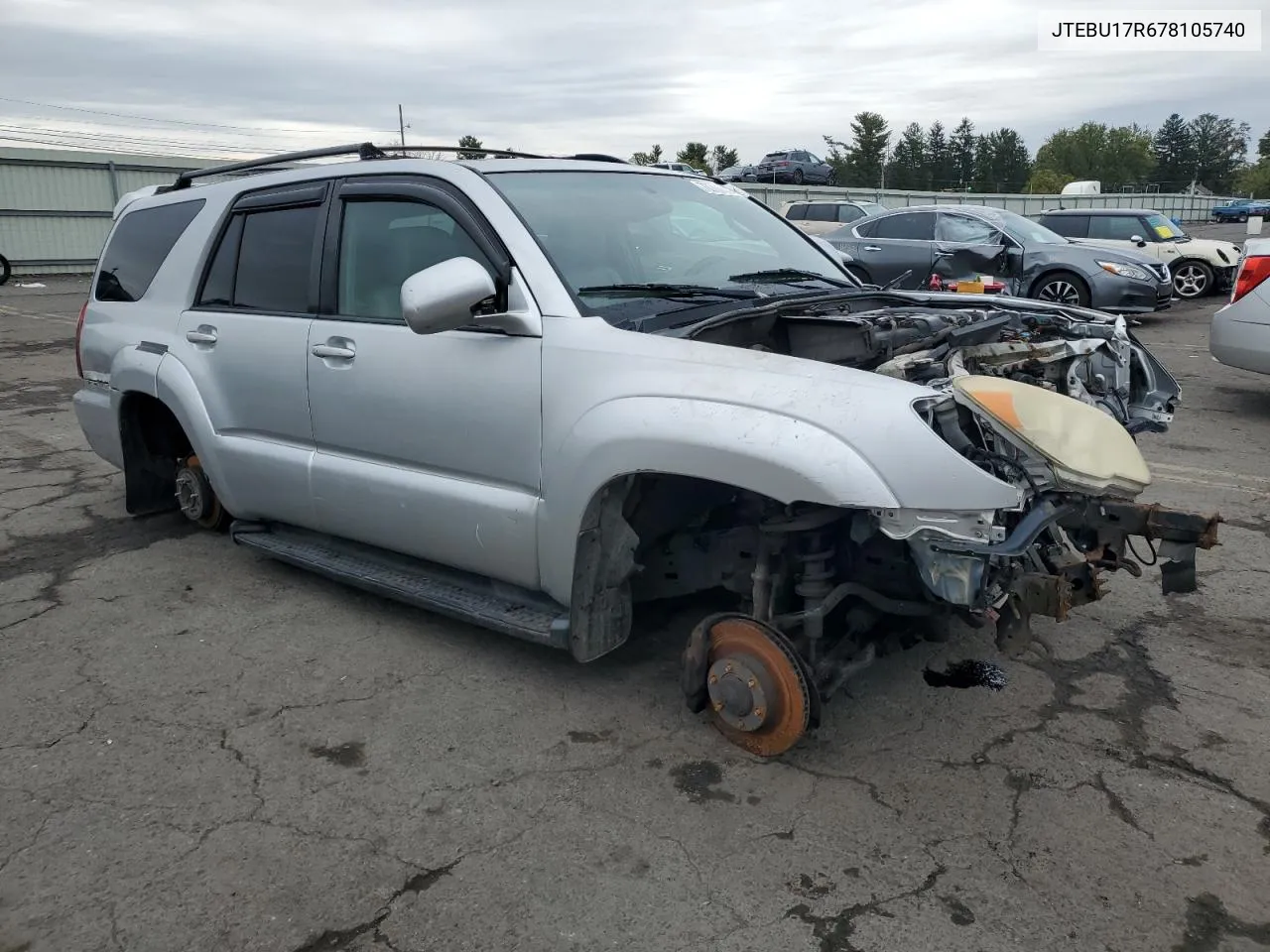 JTEBU17R678105740 2007 Toyota 4Runner Limited