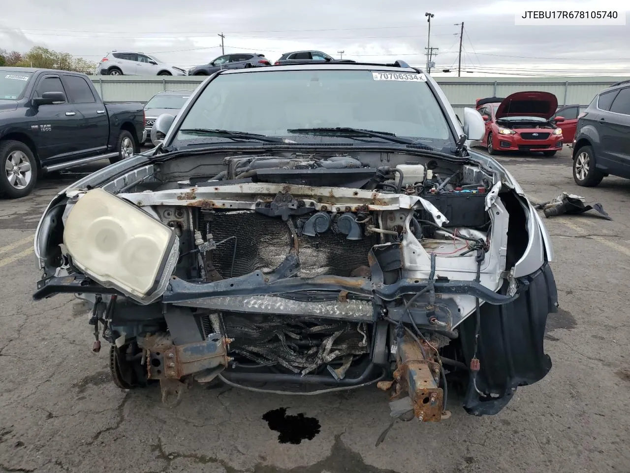 JTEBU17R678105740 2007 Toyota 4Runner Limited