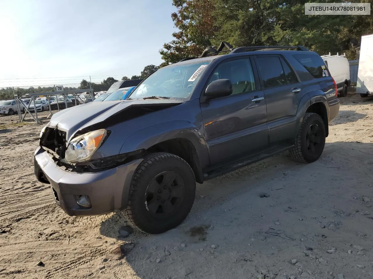 2007 Toyota 4Runner Sr5 VIN: JTEBU14RX78081981 Lot: 70865594