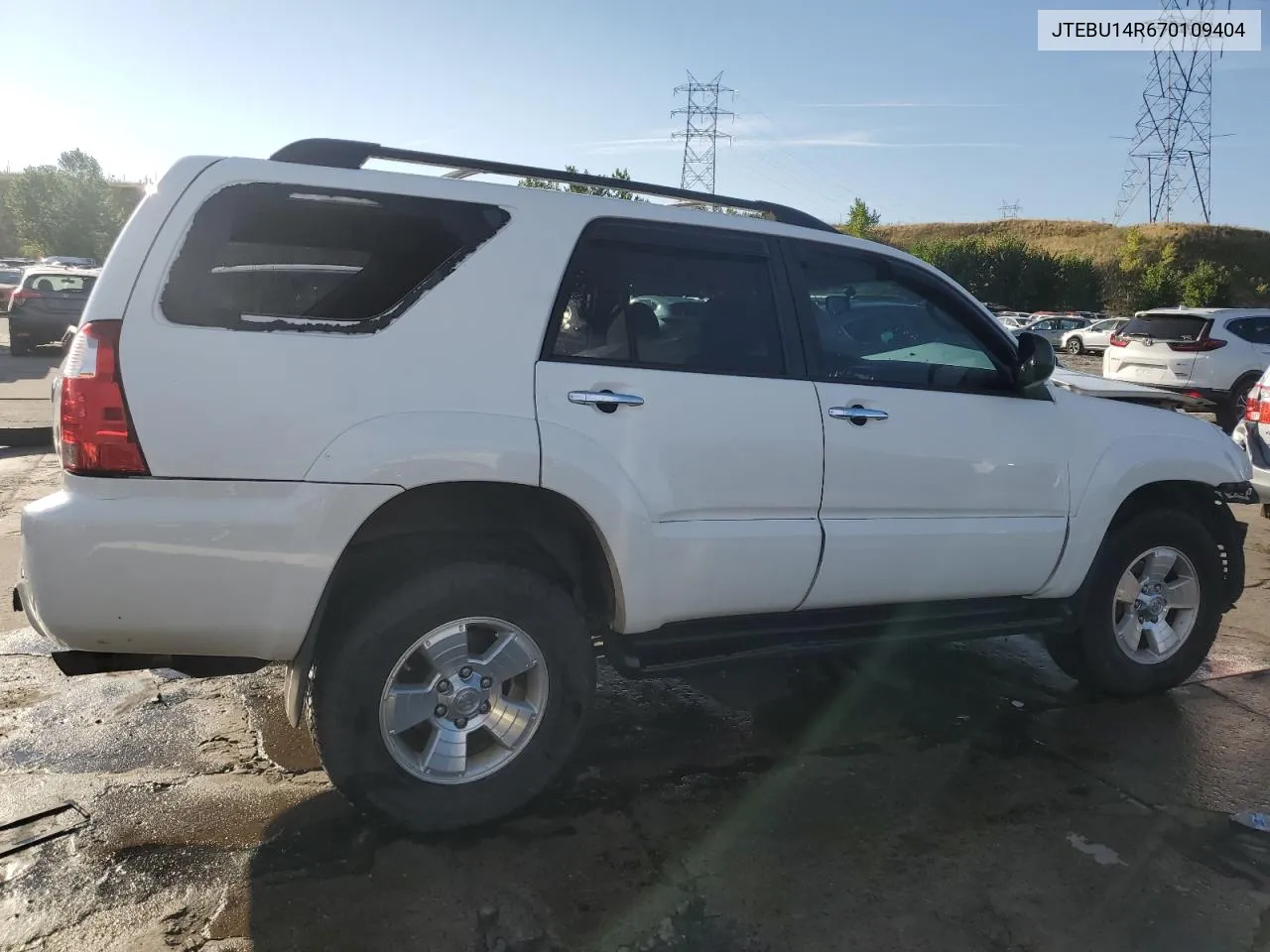 2007 Toyota 4Runner Sr5 VIN: JTEBU14R670109404 Lot: 71021734