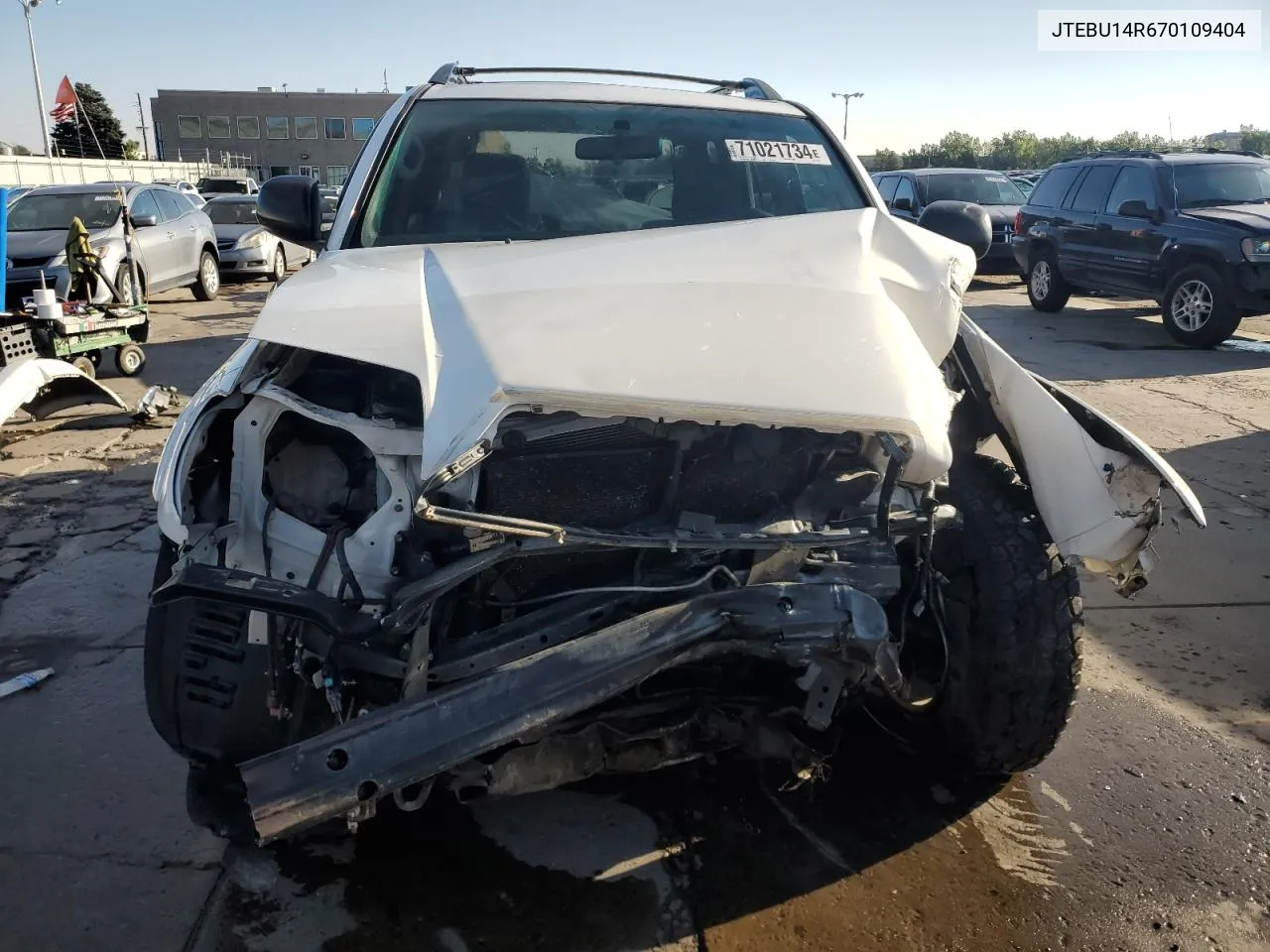 2007 Toyota 4Runner Sr5 VIN: JTEBU14R670109404 Lot: 71021734