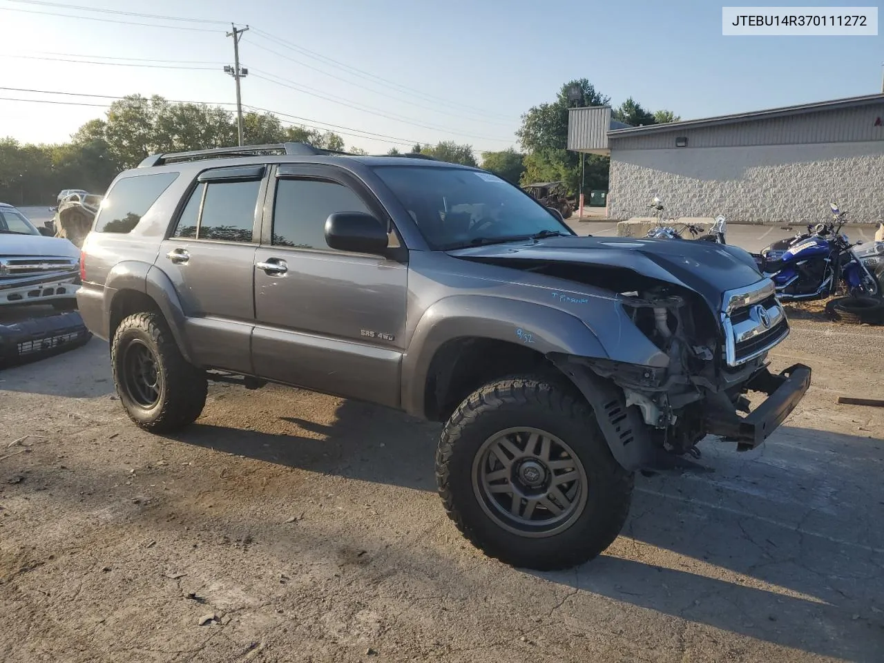 2007 Toyota 4Runner Sr5 VIN: JTEBU14R370111272 Lot: 71053644