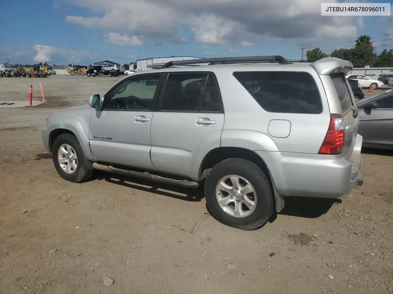 2007 Toyota 4Runner Sr5 VIN: JTEBU14R678096011 Lot: 71496074