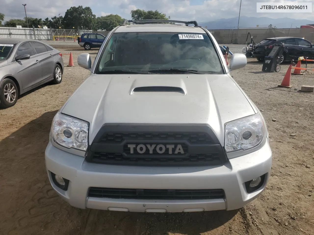 2007 Toyota 4Runner Sr5 VIN: JTEBU14R678096011 Lot: 71496074