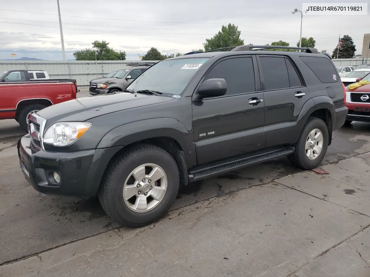 2007 Toyota 4Runner Sr5 VIN: JTEBU14R670119821 Lot: 71763634