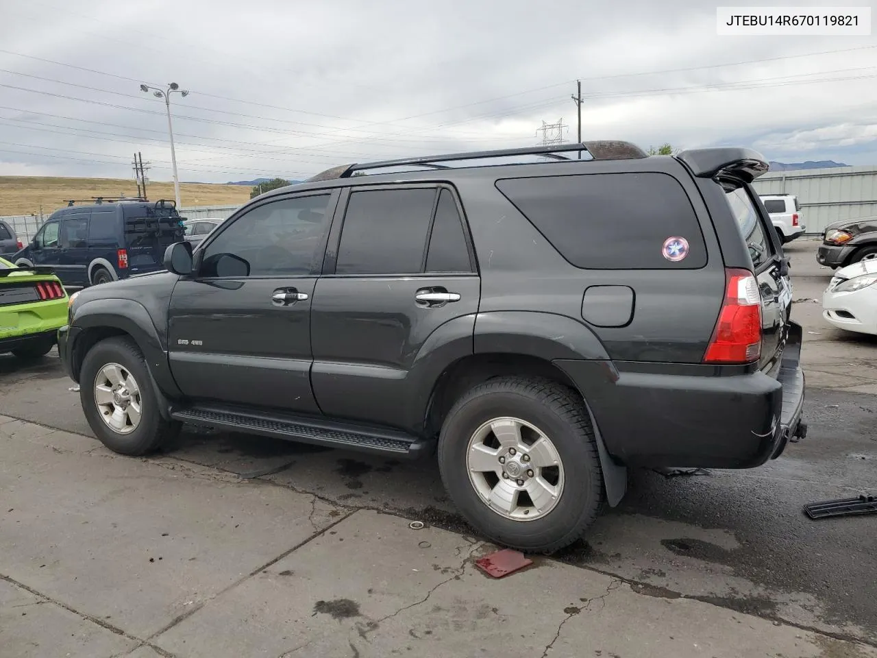 2007 Toyota 4Runner Sr5 VIN: JTEBU14R670119821 Lot: 71763634