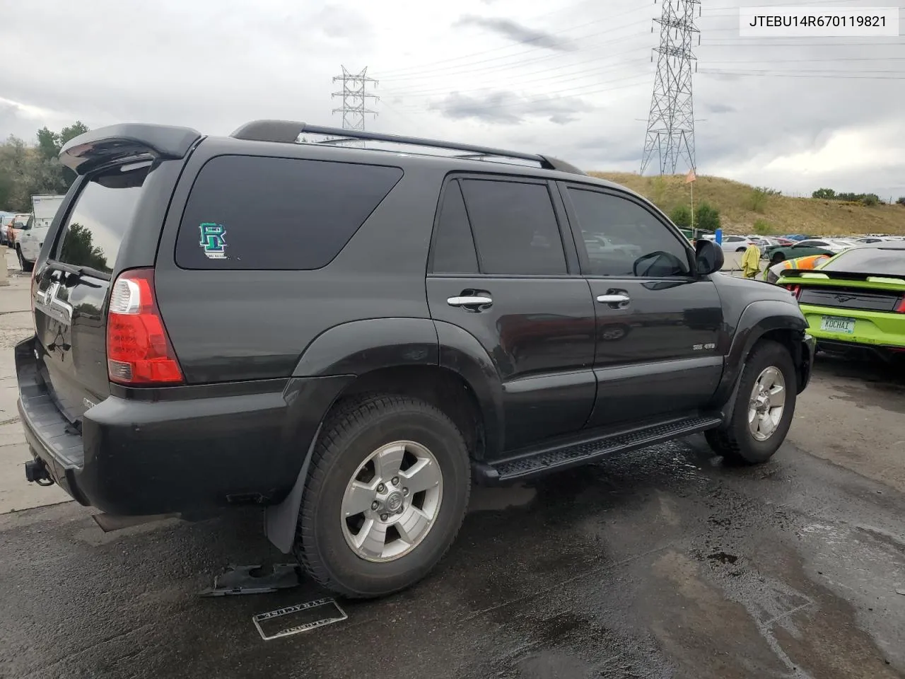 2007 Toyota 4Runner Sr5 VIN: JTEBU14R670119821 Lot: 71763634