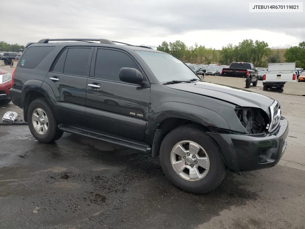 2007 Toyota 4Runner Sr5 VIN: JTEBU14R670119821 Lot: 71763634