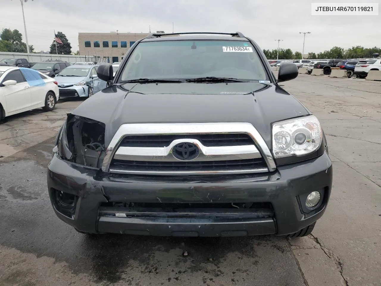 2007 Toyota 4Runner Sr5 VIN: JTEBU14R670119821 Lot: 71763634