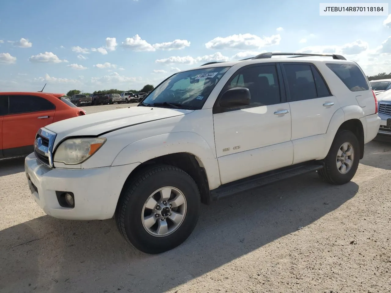 2007 Toyota 4Runner Sr5 VIN: JTEBU14R870118184 Lot: 71837544