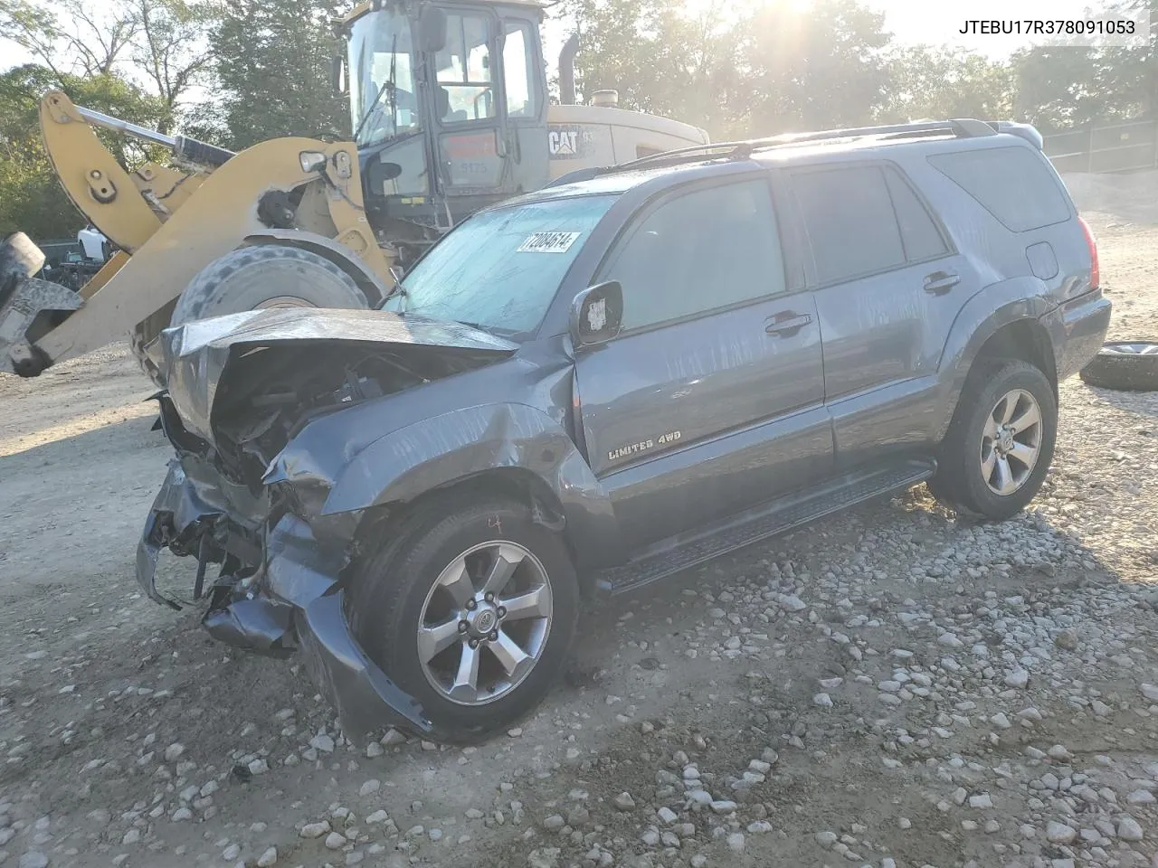 JTEBU17R378091053 2007 Toyota 4Runner Limited