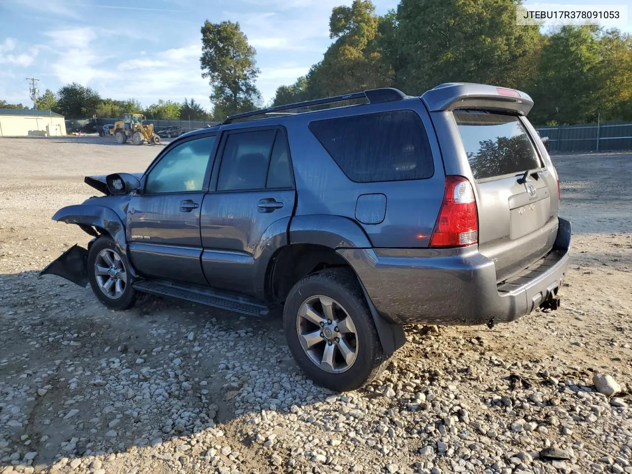 2007 Toyota 4Runner Limited VIN: JTEBU17R378091053 Lot: 72084614