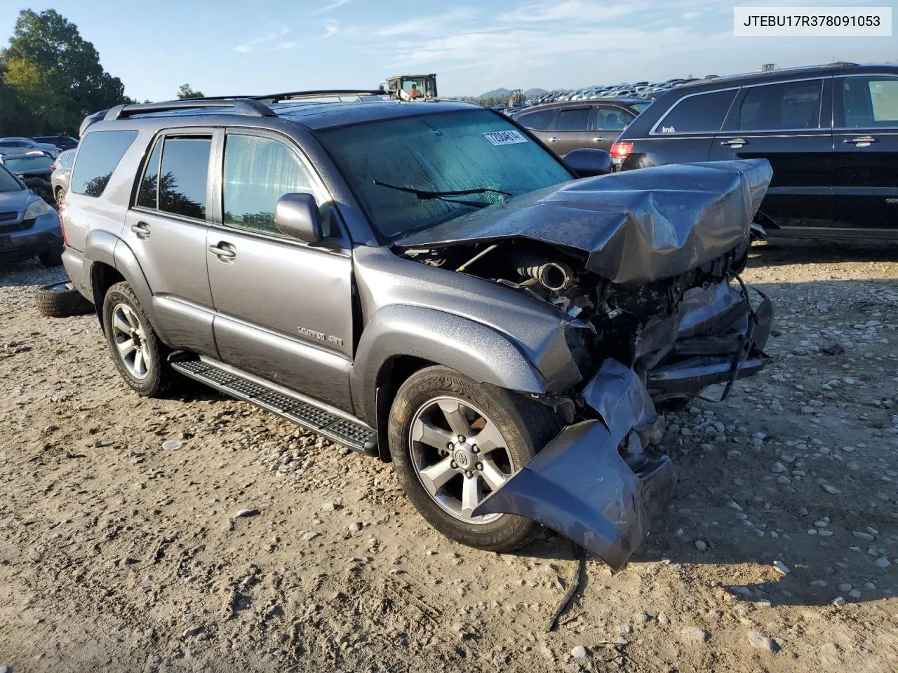 JTEBU17R378091053 2007 Toyota 4Runner Limited