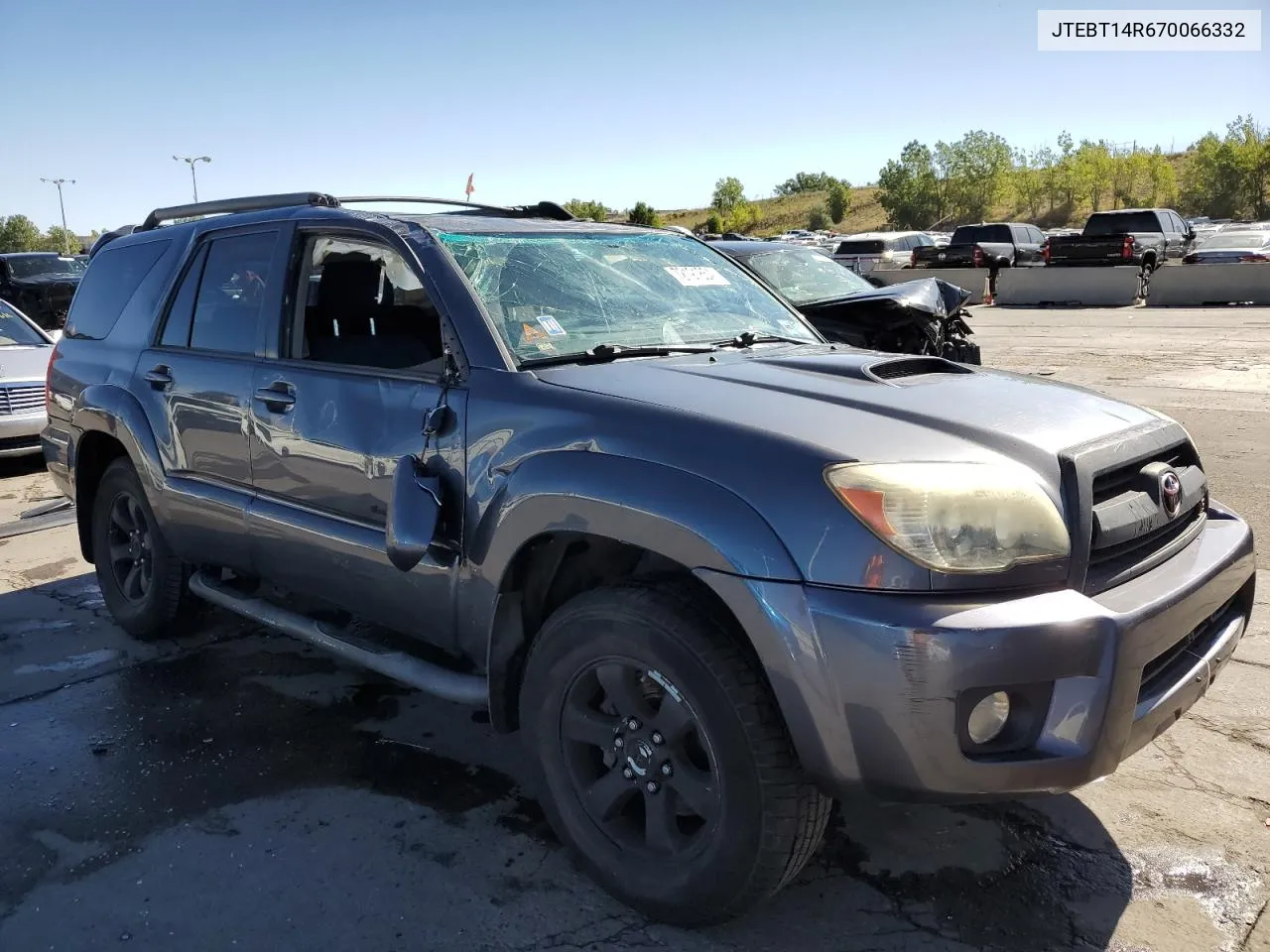 2007 Toyota 4Runner Sr5 VIN: JTEBT14R670066332 Lot: 72191854