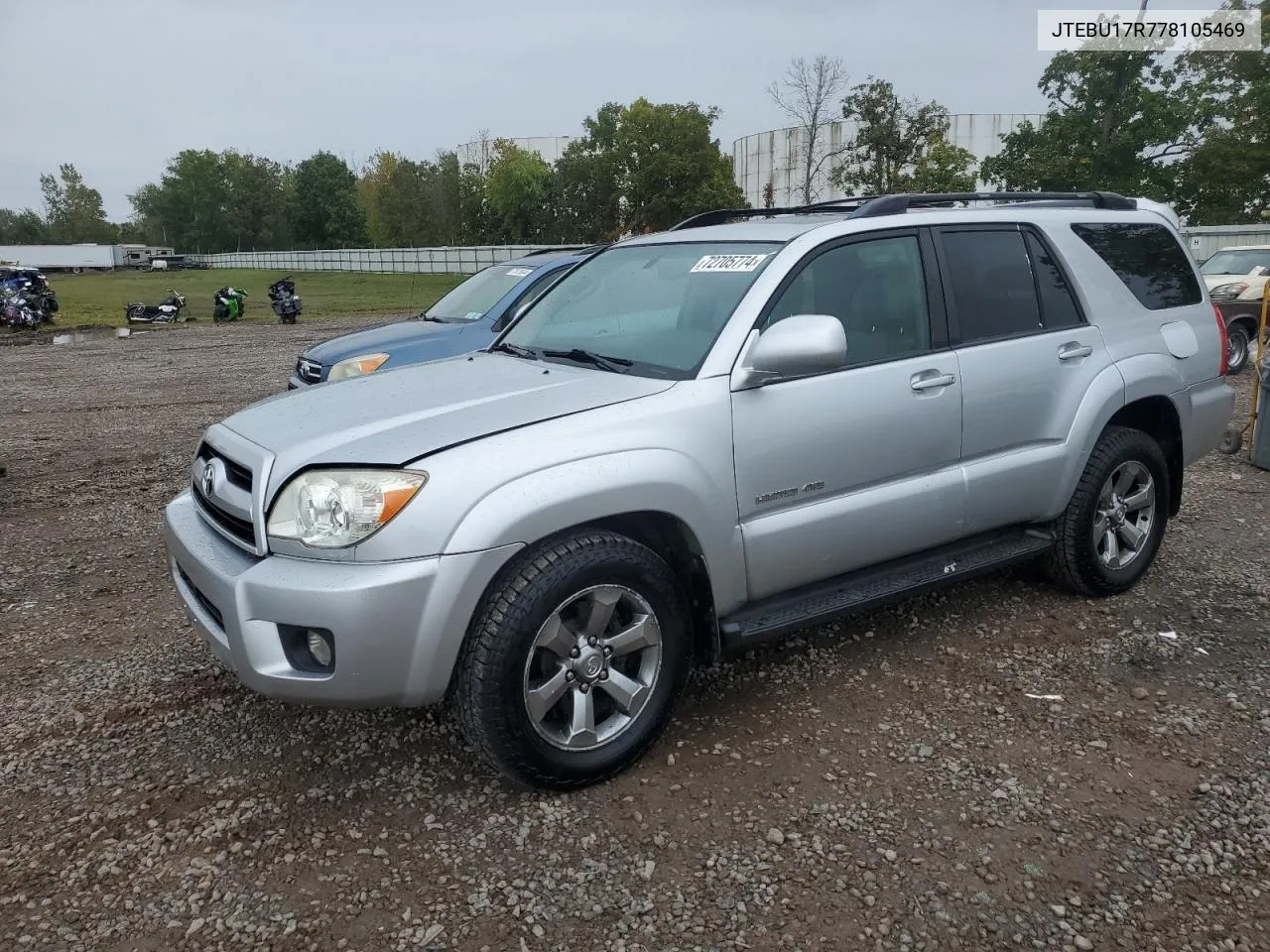 2007 Toyota 4Runner Limited VIN: JTEBU17R778105469 Lot: 72705774